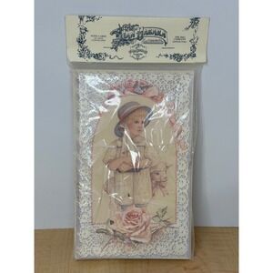Jan Hagara Brandon Note Cards Vintage 1992 Victorian Child 10 Cards Envelopes